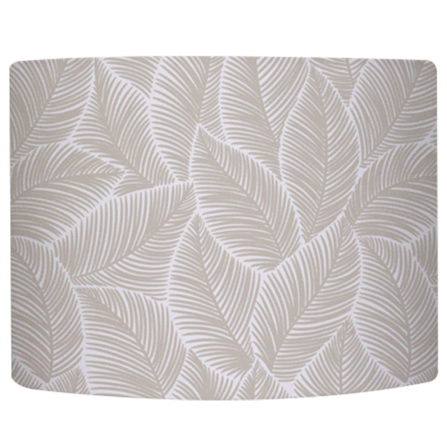 Benjamin Tate Design Big Beige Leaves Lamp Shade - Size: 45 x 26 x 10cm - Pink - Wilko - image 1