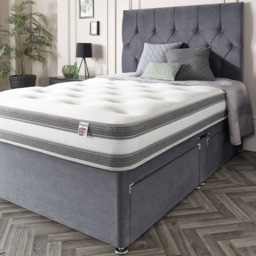 Aspire Small Double Cashmere 1000 Pocket Tufted Mattress - White - Aspire Beds - Wilko - thumbnail 7
