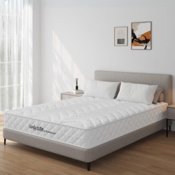 Home Source Antares Small Double Quilted Medium Firm Bonnell Coil Mattress - White - Wilko - thumbnail 4