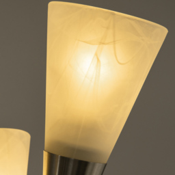 Portland Silver 3 Light Upright Floor Lamp - Size: 26m   x 26 x 166cm - Wilko - thumbnail 4