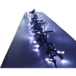 Premier ClusterBrights 2000 Cool White LED Multi-Function Green Cluster Light 25m - Size: 5 x 2500 x 5cm - Wilko - thumbnail 6