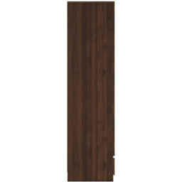 GFW Catania 2 Door Single Drawer Royal Walnut Wardrobe - Size: 2 Door, Single Drawer - Brown - Wilko - thumbnail 6