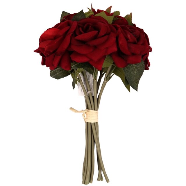 Supreme Handtied Red Rose Artificial Bouquet - Size: 20 x 30 x 20 - Wilko - image 1