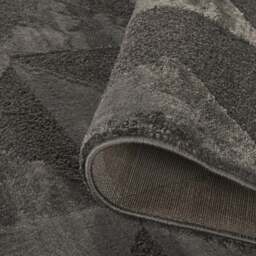 Desire Rugs Hamilton Dark Grey Geometric Triangle Mosaic Rug 60 x 220cm - Size: 220 x 60 x 1.3cm - Wilko - thumbnail 5