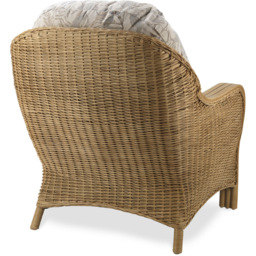 Desser Centurion 5 Seater Leafy Natural Rattan Sofa Set - Multi - Wilko - thumbnail 7