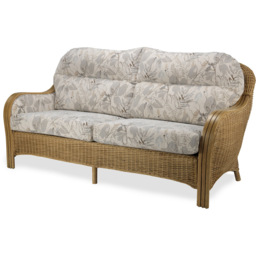Desser Centurion 5 Seater Leafy Natural Rattan Sofa Set - Multi - Wilko - thumbnail 4