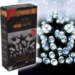 Premier TimeLights 400 Cool White LED Green Cable String Light 40m - Size: 4 x 4000 x 4cm - Wilko - thumbnail 6