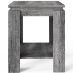 GFW Canyon Single Open Shelf Charcoal Grey Lamp Table - Size: 56 x 47 x 47cm - Wilko - thumbnail 5