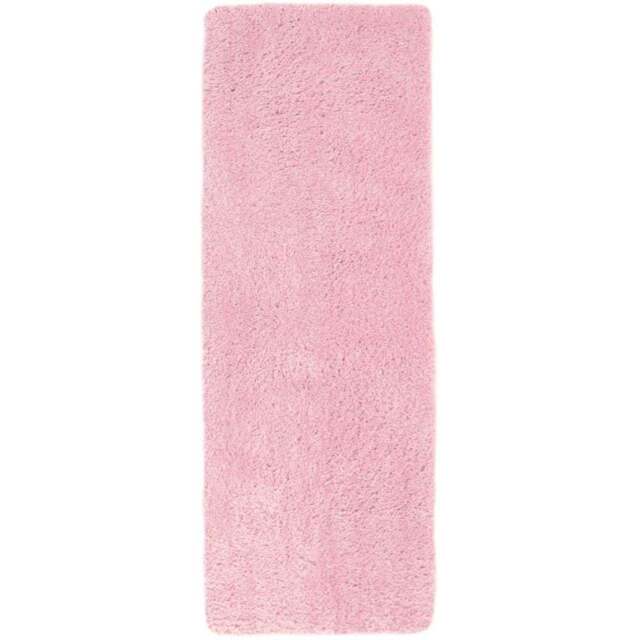 Homemaker Pink Snug Plain Shaggy Ru 60 x 110cm - Wilko - image 1