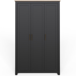 GFW Lancaster 4 Piece Black and Oak Bedroom Set - Wilko - thumbnail 6