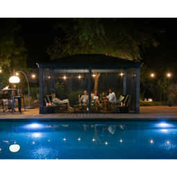 Palram Canopia Dallas 3.6 x 4.8m Gazebo Netting 4 Pack - Size: 0.1 x 440 x 212cm - Grey - Wilko - thumbnail 3