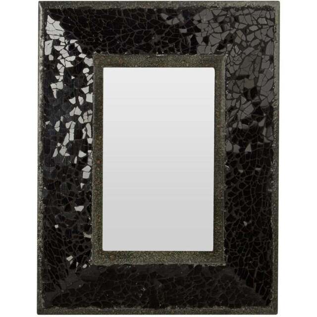 Premier Housewares 2300657 Black Glass Photo Frame 4 x 6 inch - Size: A6 - Wilko - image 1
