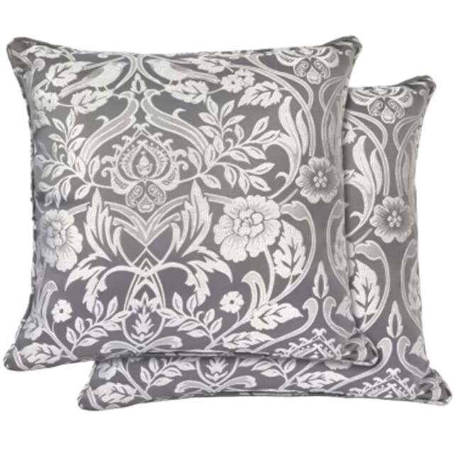 Serene Harrow Grey Cushion Cover 43 x 43cm - Wilko - image 1