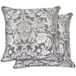 Serene Harrow Grey Cushion Cover 43 x 43cm - Wilko - thumbnail 1