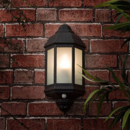 ValueLights Kayleigh Black Outdoor Wall Lantern with PIR Motion Sensor - Size: 33.5 x 9.5 x 17.5cm - Wilko - thumbnail 7