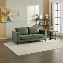 Brooklyn 3 Seater Moss Green Sofa - Wilko - thumbnail 7