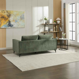 Brooklyn 3 Seater Moss Green Sofa - Wilko - thumbnail 5