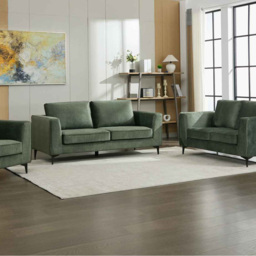 Brooklyn 3 Seater Moss Green Sofa - Wilko - thumbnail 6