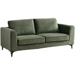 Brooklyn 3 Seater Moss Green Sofa - Wilko - thumbnail 3