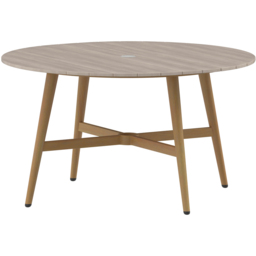 Charles Bentley Almada 6 Seater Rope Weave Garden Dining Set - Grey - Wilko - thumbnail 6