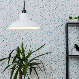 ValueLights Civic Metro Style White Metal Retro Pendant Light Shade - Size: 12 x 28.8 x 28.8cm - Wilko - thumbnail 3
