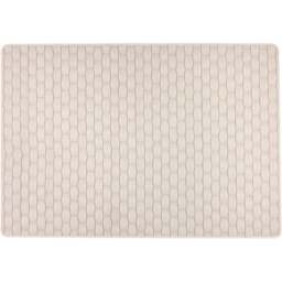 My Mat Ivory Sculptured Basketweave Washable Rug 100 x 150cm - Cream - Wilko - thumbnail 1