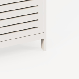 GFW Bergen White 3 Tier Shoe Cabinet - Size: 18 x 52 x 108cm - Wilko - thumbnail 7