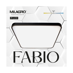 Milagro Fabio Black Ceiling Lamp 37cm 230V - Size: 37 x 37 x 6cm - Wilko - thumbnail 6