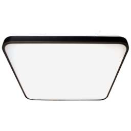 Milagro Fabio Black Ceiling Lamp 37cm 230V - Size: 37 x 37 x 6cm - Wilko - thumbnail 1