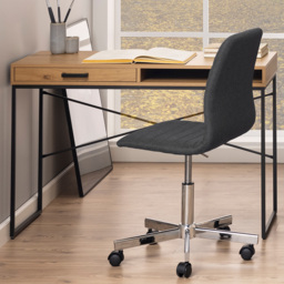 Florence Seaford Single Drawer Single Shelf Office Desk Oak - Brown - Furniture To Go - Wilko