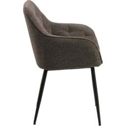 Florence Brooke Set of 2 Taupe Dining Chair with Armrest - Blue - Furniture To Go - Wilko - thumbnail 5