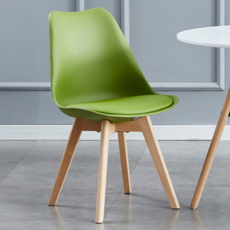 Eva Green Padded Single Dining Chair - Size: Set of 1 - MCC - Wilko
