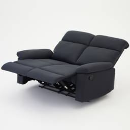 Home Detail Brody 2 Seater Dark Grey Manual Recliner Sofa - Wilko - thumbnail 5