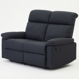 Home Detail Brody 2 Seater Dark Grey Manual Recliner Sofa - Wilko - thumbnail 4