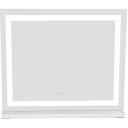 Living and Home White Contemporary LED Vanity Makeup Mirror 50 x 42cm - Size: 42 x 50 x 10cm - Wilko - thumbnail 4