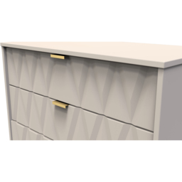 Crowndale Diamond 4 Drawer Kashmir Matt Chest of Drawers Ready Assembled - Wilko - thumbnail 6