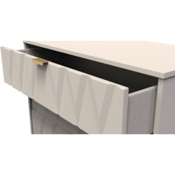 Crowndale Diamond 4 Drawer Kashmir Matt Chest of Drawers Ready Assembled - Wilko - thumbnail 7