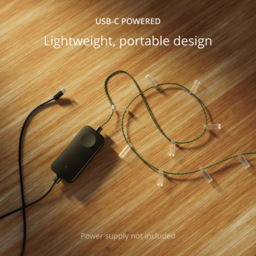 Twinkly 200 RGB Christmas Candle Shaped LED Smart Green Cable USB String Light 12m - Size: 12 x 5.6 x 18cm - n/a - Wilko - thumbnail 4