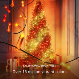 Twinkly 200 RGB Christmas Candle Shaped LED Smart Green Cable USB String Light 12m - Size: 12 x 5.6 x 18cm - n/a - Wilko - thumbnail 5