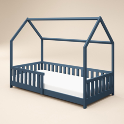 Flair Explorer Single Navy Play House Bed Frame with Rails - Blue - Wilko - thumbnail 3