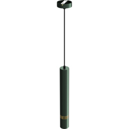 Milagro Joker Green Pendant Lamp 230V - Size: 8 x 8 x 90cm - Wilko - thumbnail 4