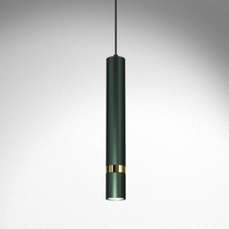 Milagro Joker Green Pendant Lamp 230V - Size: 8 x 8 x 90cm - Wilko - thumbnail 3