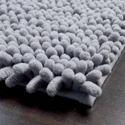 Allure Bath Fashions Jumbo Luxury Dove Grey Deep Pile Non-Slip Bobble Bath Mat 50 x 70cm - Wilko - thumbnail 5