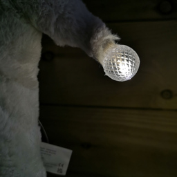 Samuel Alexander Blue and Grey Light Up Christmas Sitting Gonk with Hat - Size: 35 x 16 x 12cm - Wilko - thumbnail 5