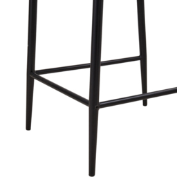 Living and Home Green Diamond-Quilted Velvet Upholstered Bar Stool Set of 2 - Wilko - thumbnail 7