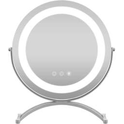 Costway White LED Smart Touch Makeup Vanity Mirror 30cm - Wilko - thumbnail 1
