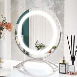 Costway White LED Smart Touch Makeup Vanity Mirror 30cm - Wilko - thumbnail 3