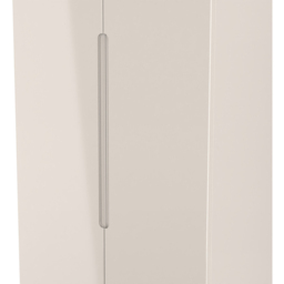 Crowndale Milan 2 Door Kashmir Gloss and Kashmir Tall Wardrobe Ready Assembled - Kashmir Gloss & Kashmir - Wilko - thumbnail 5