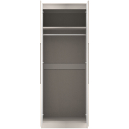 Crowndale Milan 2 Door Kashmir Gloss and Kashmir Tall Wardrobe Ready Assembled - Kashmir Gloss & Kashmir - Wilko - thumbnail 7