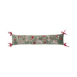 Folklore Embroidered Draught Excluder Grey - Wilko - thumbnail 1